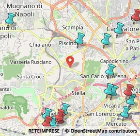 Mappa Via Scaglione Emilio, 80145 Napoli NA, Italia (3.44118)