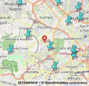 Mappa Via Scaglione Emilio, 80145 Napoli NA, Italia (3.02273)