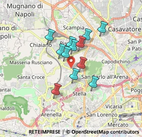 Mappa Via Scaglione Emilio, 80145 Napoli NA, Italia (1.31083)