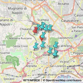 Mappa Via Scaglione Emilio, 80145 Napoli NA, Italia (1.34154)