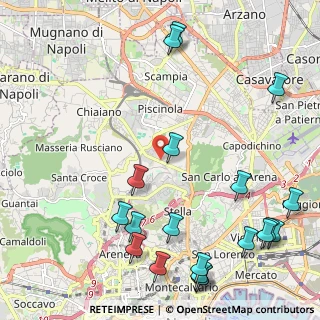 Mappa Via Scaglione Emilio, 80145 Napoli NA, Italia (3.1685)