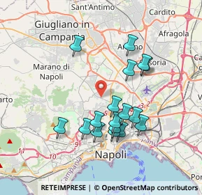 Mappa Via Scaglione Emilio, 80145 Napoli NA, Italia (3.60176)