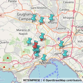 Mappa Via Scaglione Emilio, 80145 Napoli NA, Italia (3.61077)