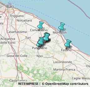 Mappa Via del Lago, 70013 Castellana Grotte BA, Italia (5.90429)