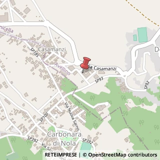 Mappa Via P. I. P. Artigianale, 11, 83020 Domicella, Avellino (Campania)