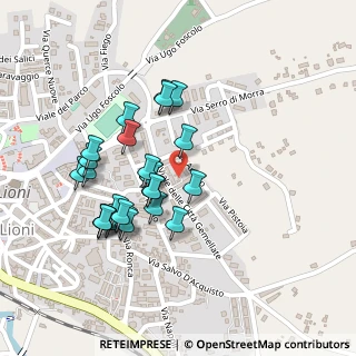 Mappa Via Città Gemellate, 83047 Lioni AV, Italia (0.21923)