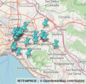 Mappa 80049 Somma Vesuviana NA, Italia (8.1955)