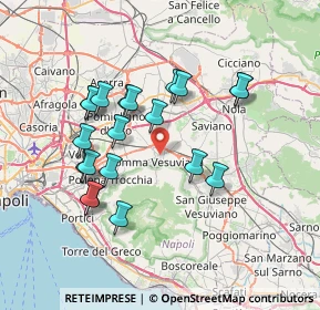 Mappa 80049 Somma Vesuviana NA, Italia (7.2825)