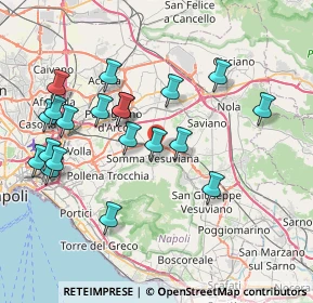 Mappa 80049 Somma Vesuviana NA, Italia (8.5515)