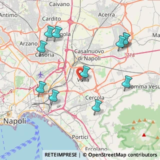 Mappa Via Sandomenico, 80040 Volla NA, Italia (4.89364)