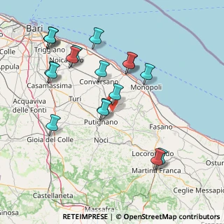 Mappa Via Giuseppe Inzucchi, 70013 Castellana Grotte BA, Italia (18.25833)