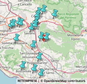 Mappa Via S. Martino, 80036 Vico NA, Italia (9.1035)