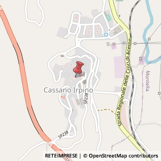 Mappa Via Chiesa, 1, 83040 Cassano Irpino, Avellino (Campania)