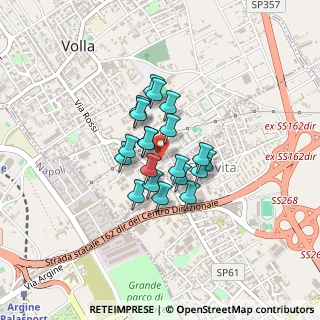 Mappa Via Ciro Menotti, 80040 Volla NA, Italia (0.286)