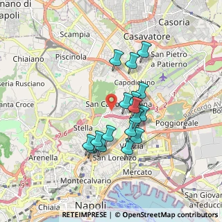 Mappa Via Ponti Rossi, 80131 Napoli, Italia (1.58176)