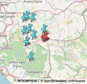 Mappa Via Contrada Procisa Nuova, 83047 Lioni AV, Italia (11.98077)