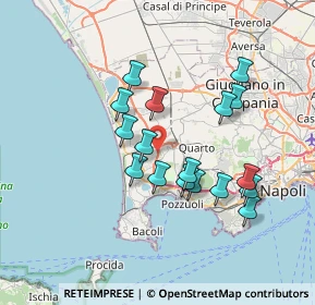 Mappa Via Grazia Deledda, 80078 Pozzuoli NA, Italia (6.80588)