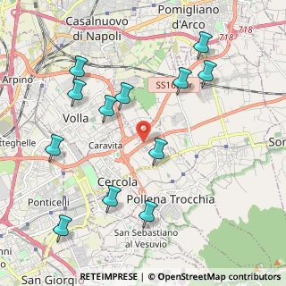Mappa SS 268 del Vesuvio, 80040 Pollena Trocchia NA, Italia (2.44833)