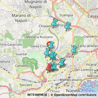 Mappa Cavone delle Noci Allo Scudillo, 80145 Napoli NA, Italia (1.74583)