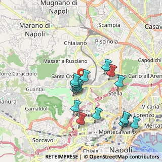 Mappa Cavone delle Noci Allo Scudillo, 80145 Napoli NA, Italia (2.00125)