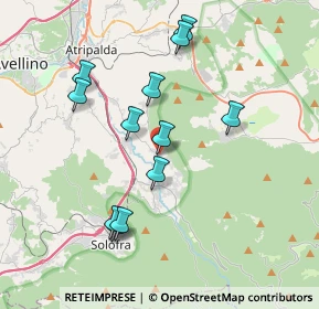 Mappa Via Roma, 83020 Santa Lucia di Serino AV, Italia (3.89583)
