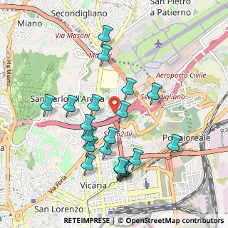 Mappa Via Gaeta Francesco, 80141 Napoli NA, Italia (1.0235)