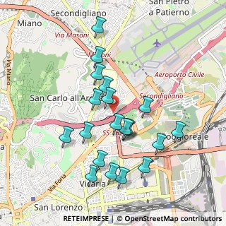 Mappa Via Gaeta Francesco, 80141 Napoli NA, Italia (0.964)
