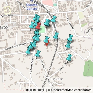 Mappa Via Andrea Vaccaro, 80010 Quarto NA, Italia (0.225)