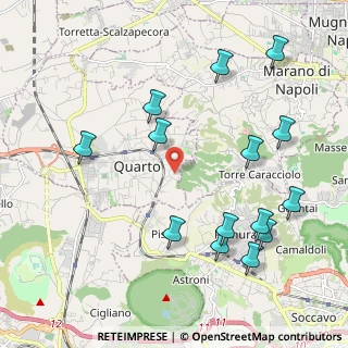 Mappa Via Filippo Palizzi, 80010 Quarto NA, Italia (2.53071)