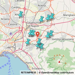 Mappa Via Masseria Totaro, 80040 Cercola NA, Italia (3.35)