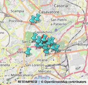 Mappa Calata Capodichino, 80100 Napoli NA, Italia (1.09133)