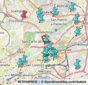 Mappa Calata Capodichino, 80100 Napoli NA, Italia (2.21722)