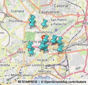 Mappa Calata Capodichino, 80100 Napoli NA, Italia (1.33714)