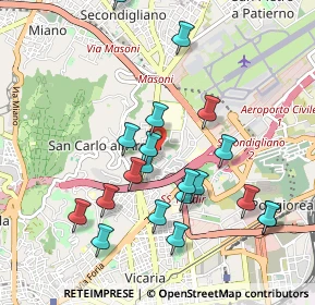 Mappa Calata Capodichino, 80100 Napoli NA, Italia (1.051)