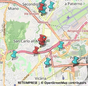 Mappa Calata Capodichino, 80100 Napoli NA, Italia (1.13944)