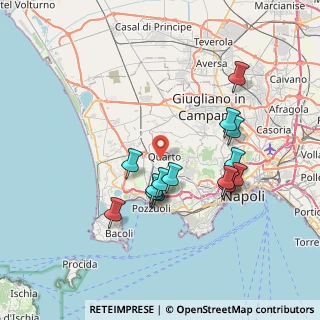 Mappa Via D. Pietri, 80010 Quarto NA, Italia (7.29214)
