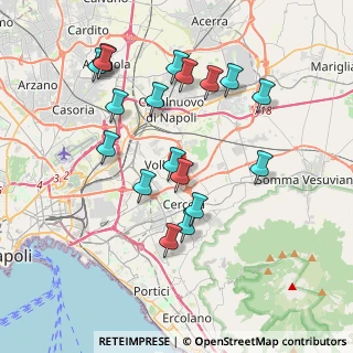 Mappa Via Vittorio Emanuele, 80040 Volla NA, Italia (4.07833)