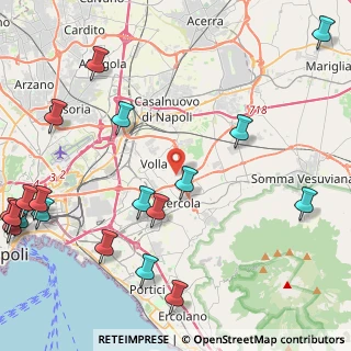 Mappa Via E. A. Mario, 80040 Cercola NA, Italia (6.65421)