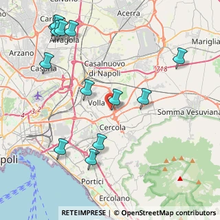 Mappa Via Volpe, 80040 Cercola NA, Italia (5.41615)