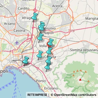 Mappa Via E. A. Mario, 80040 Cercola NA, Italia (3.54364)