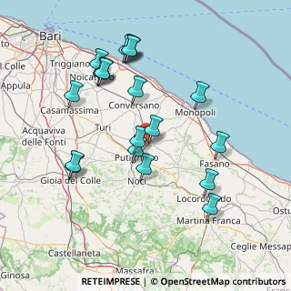 Mappa Via Vito Matarrese, 70013 Castellana Grotte BA, Italia (16.875)