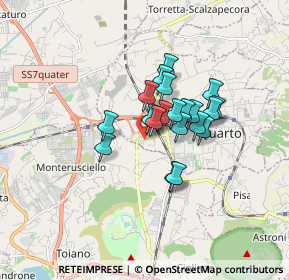 Mappa Via Alessandro Volta, 80010 Quarto NA, Italia (1.2275)