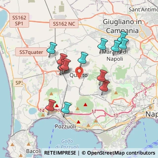 Mappa Via Don Giuseppe Morosini, 80010 Quarto NA, Italia (3.65857)