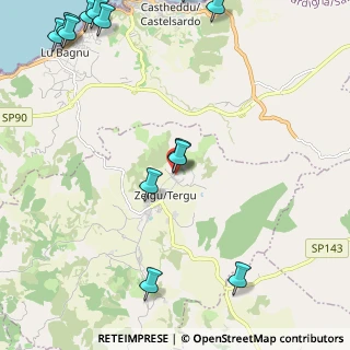 Mappa Via Antonio Gramsci, 07030 Tergu SS, Italia (3.8205)