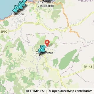 Mappa Via Antonio Gramsci, 07030 Tergu SS, Italia (3.7835)