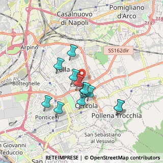 Mappa Via Bellini, 80040 Cercola NA, Italia (1.62833)
