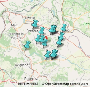 Mappa Strada Comunale Di Genzano, 85026 Palazzo San Gervasio PZ, Italia (10.297)