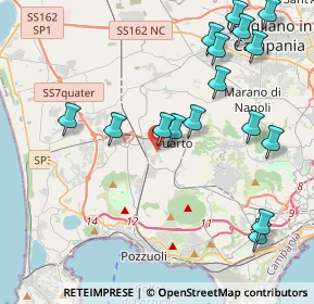 Mappa Via Luigi Beccali, 80010 Quarto NA, Italia (5.03625)