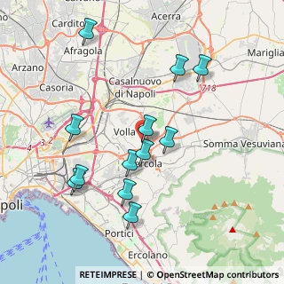 Mappa Via della Corte, 80040 Cercola NA, Italia (4.10417)