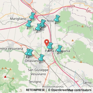 Mappa Via Ottomoggia, 80040 Palma Campania NA, Italia (3.86818)